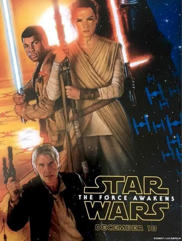 ملصق الدعاية لفيلم"حرب النجوم: القوة تستيقظ"