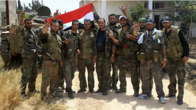 Suriye ordusu epey mevzi kaybetmiş durumda