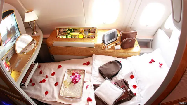 Una cabina de primera clase