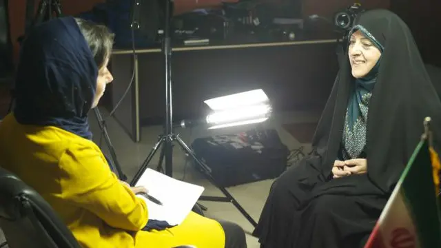 معصومة ابتكار في مقابلة خاصة مع وفدة بي بي سي كيم غطاس