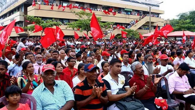 ජවිපෙ මහජන රැළියක් 