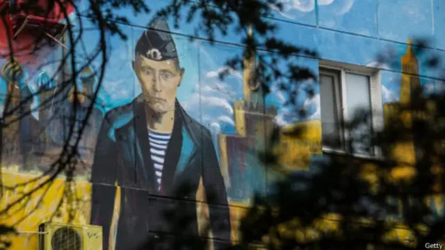 Графіті із Путіним у Севастополі 