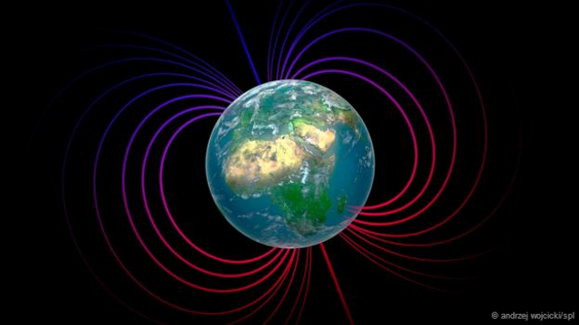 Gracias a que el núcleo de la Tierra es parcialmente líquido, existe un campo magnético que nos protege de los rayos solares dañinos. 