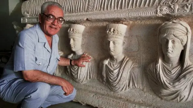 خالد الاسعد نے 50 سال سے زیادہ عرصے تک پیلمائرا کے آثار قدیمہ کے لیے خدمات سرانجام دیں