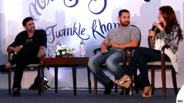 اس سے قبل عامر خان ٹوئنکل کھنہ کی کتاب کے رسم اجرا میں شریک ہوئے تھے