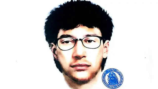 泰国警方发放的四面佛爆炸案嫌疑人拼图(19/8/2015)