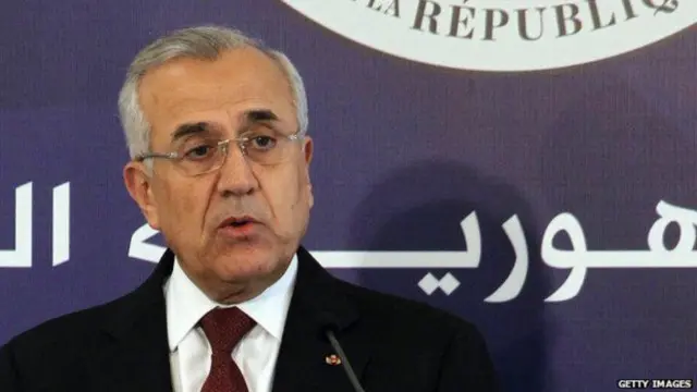 ميشيل سليمان استقال من منصبه كرئيس للبلاد في مايو/أيار 2014 ولم يخلفه أحد حتى الآن في تولي المنصب