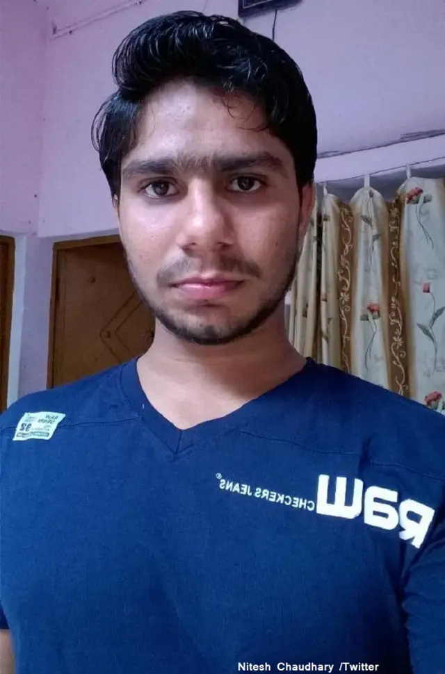 नितेश चौधरी की सेल्फ़ी