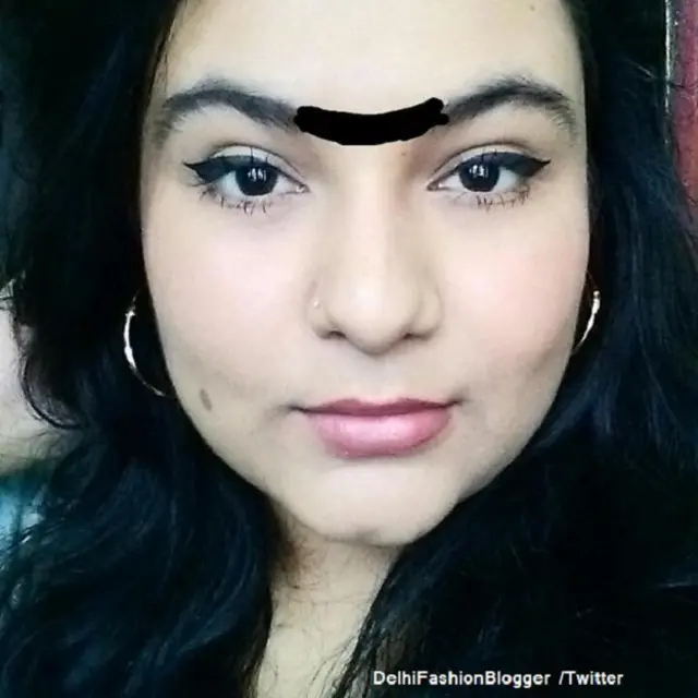दिल्ली फैशन ब्लौगर ने शेयर की यह तस्वीर