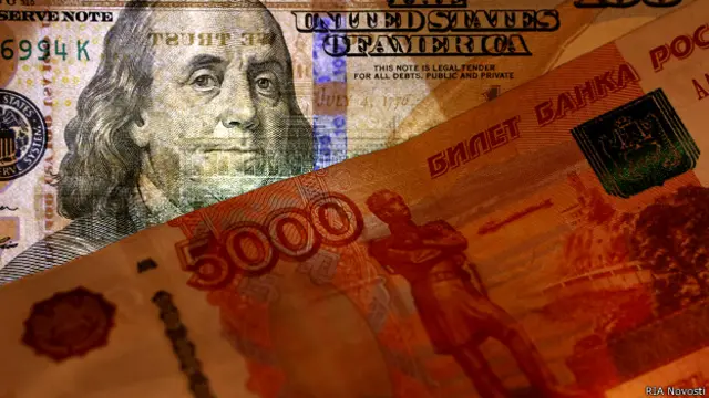Рубль и доллар