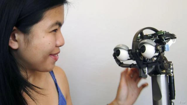 我们很容易相信外表可爱的机器人(图片来源：SPL)