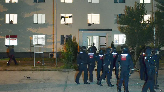 Центр для беженцев в Зуле