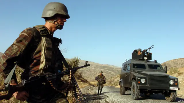 Saldırın ardından bölgede operasyon başlatıldı. (ARŞİV)