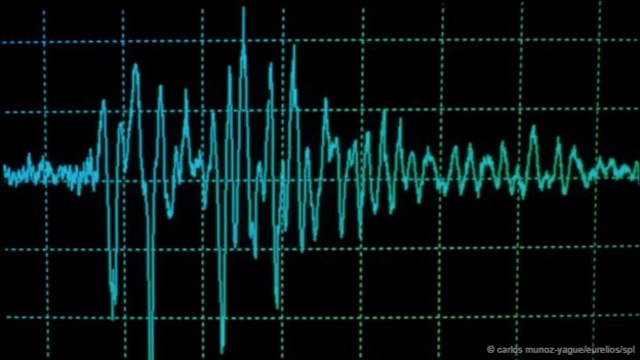 神戶大地震的地震儀（圖片來源： Carlos Munoz-Yague/Eurelios/SPL）