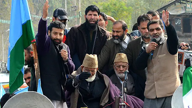 کشمیر کا ذکر متن میں شامل نہیں تھا