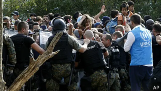macedonia, refugiados