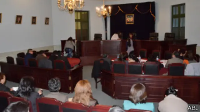 Audiencia cauterar del acusado de feminicidio