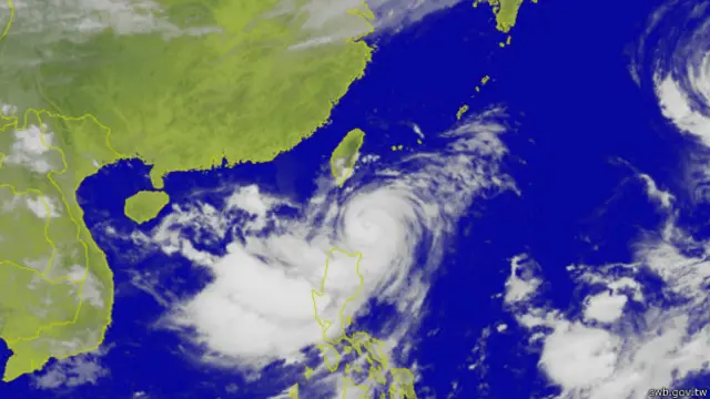 ताइवान में तूफ़ान