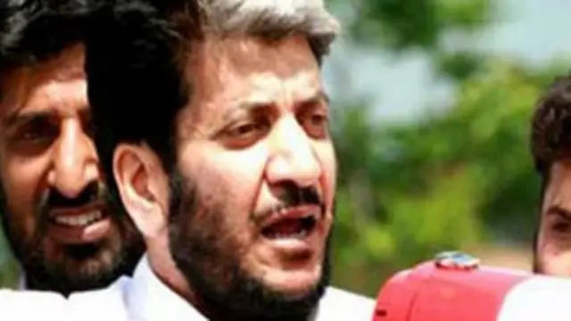 شبیر شاہ کو حراست میں لینے کے بعد نامعلوم مقام پر منتقل کر دیا گیا ہے