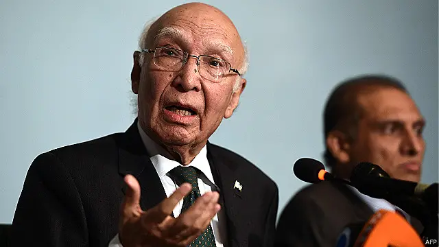 سرتاج عزیز 23 اگست کو نئی دہلی میں اپنے بھارتی ہم منصب سے ملاقات کریں گے