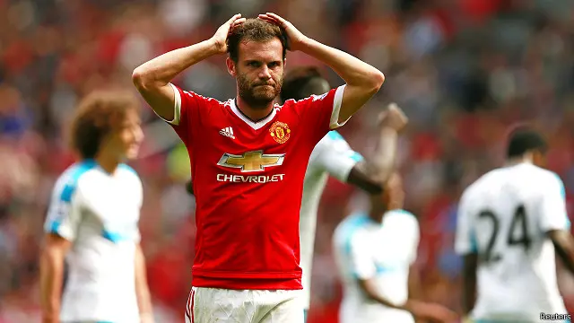 خوان ماتا أهدر فرصا أمام المرمى