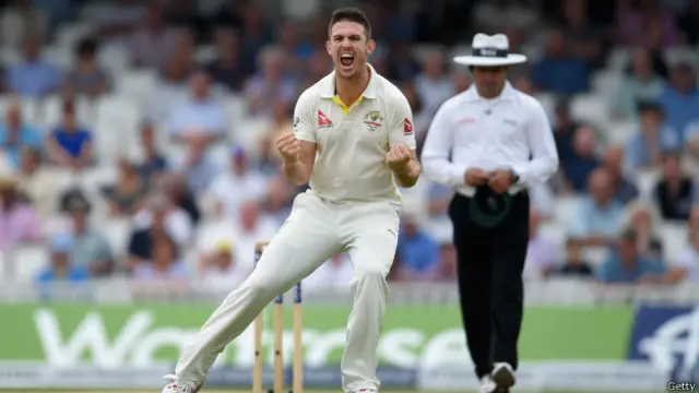 مچل مارش نے دونوں اننگز میں عمدہ بولنگ کا مظاہرہ کیا ہے