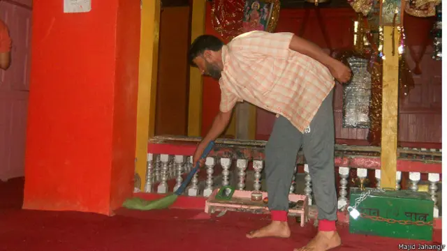 नूर मोहम्मद, कश्मीर, खीर भवानी मंदिर