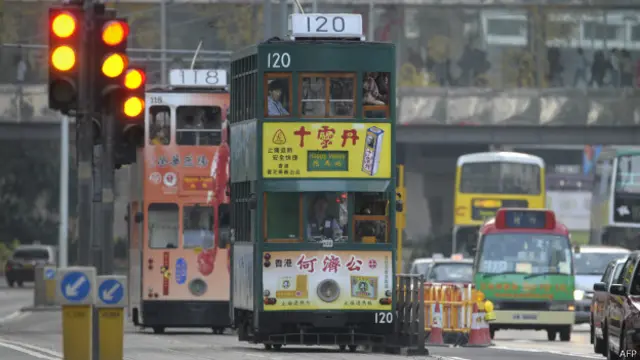 Cảnh đường phố Hong Kong