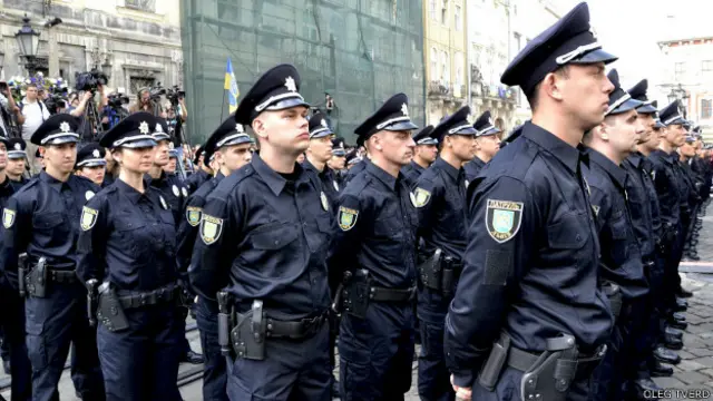 Присягу поліцейські складали на площі Ринок
