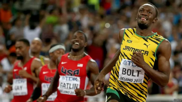 سیمی فائنل میں بجھی بجھی سے کارکردگی کے برعکس بولٹ فائنل میں اسی فارم میں نظر آئے جس کے لیے وہ مشہور ہیں