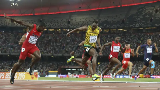 Usain Bolt dan Justin Gatlin