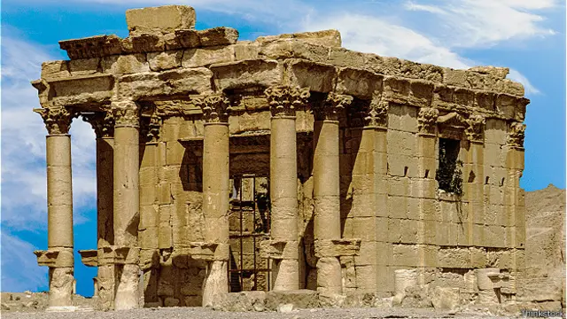 Đền thờ cổ Baalshamin ở Palmyra