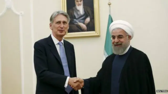 فلپ ہیمنڈ سنہ 2003 کے بعد ایران کا دورہ کرنے والے پہلے برطانوی وزیرخارجہ ہیں