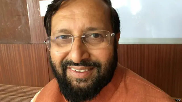 केंद्रीय मंत्री प्रकाश जावड़ेकर.