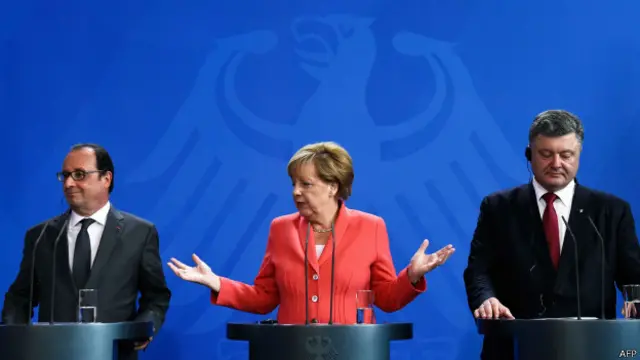 Меркель, Олланд і Порошенко