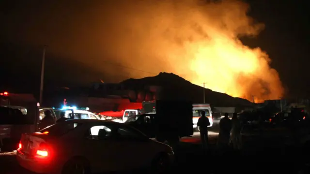 له اورلګېدو وروسته، د هرات د غازو زېرمو کې هم ځینې چاودنې وشوې.