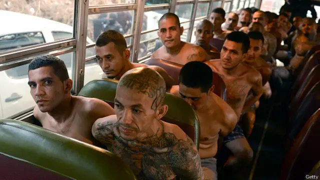 Mareros en El Salvador