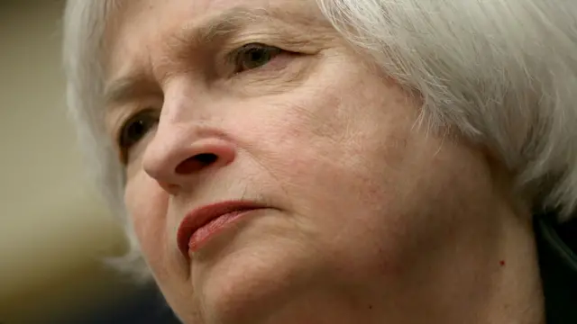 耶伦在华盛顿国会众议院听证会上（15/7/2015）