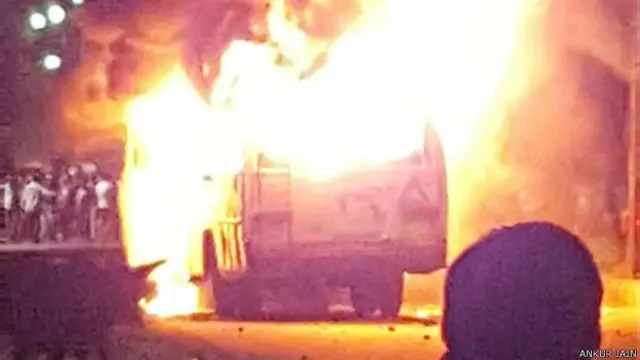 पटेल आंदोलन में भड़की हिंसा