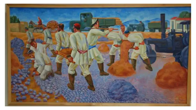 Николай Караханнинг "Бухорода сув қувури ўрнатилиши" номли асари