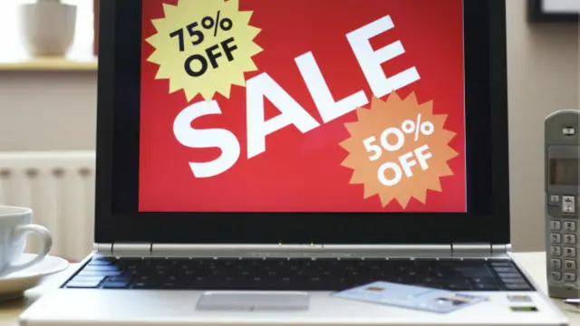 Anuncio en página web