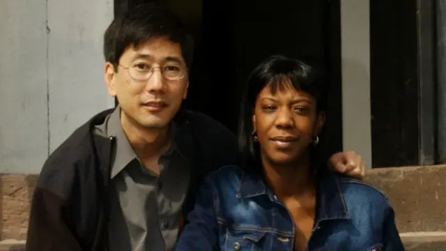 La dama del polvo con su fotografo