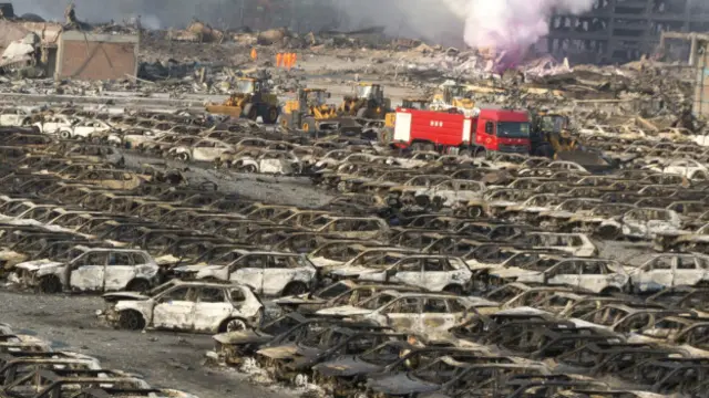 Pemerintah Cina menyebut sebanyak 150 orang meninggal akibat ledakan di Tianjin.