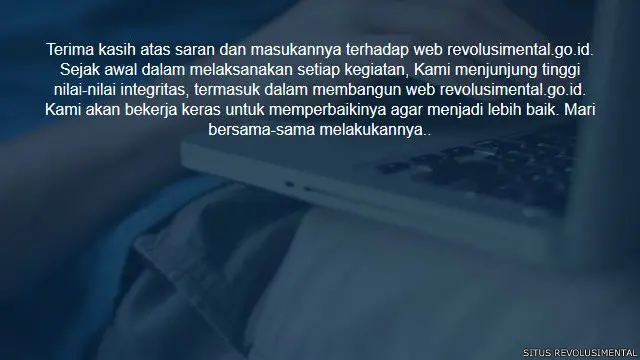 Tampilan situs revolusi mental saat ini.