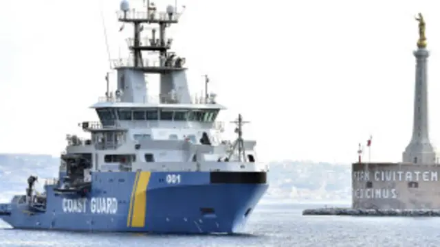 El guardacostas suceo Poseidón