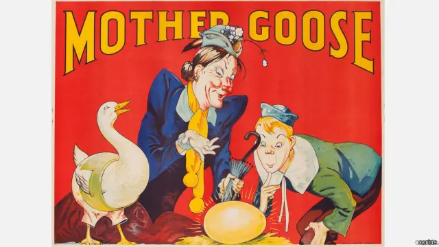 Banyak lirik lagu kanak-kanak muncul di buku-buku dikaitkan dengan kisah fiksi Mother Goose, yang pertama kali disebutkan dalam buku dongeng yang diterbitkan oleh Charles Perrault pada tahun 1695.