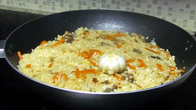 Плов в сковороде