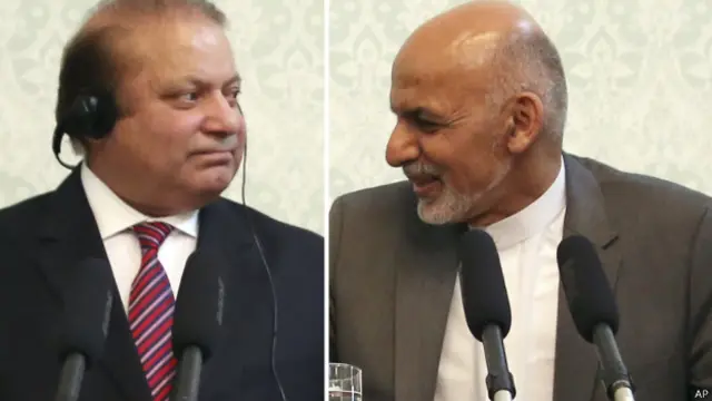 नवाज़ शरीफ और अशरफ ग़नी