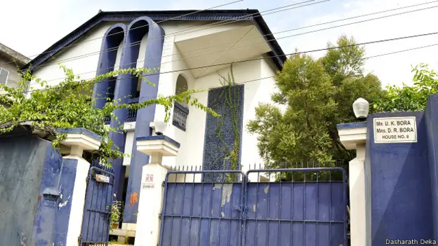 इंद्राणी मुखर्जी का गुवाहाटी स्थित घर