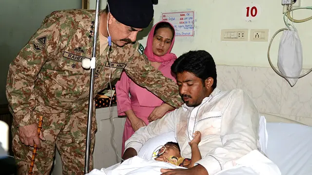 سی ایم ایچ میں انھوں نے زخمیوں کے بہترین علاج کی ہدایت کی